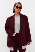 Haven Blazer - Bordeaux