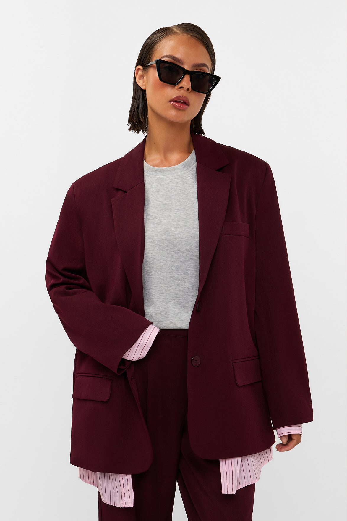 Haven Blazer - Bordeaux