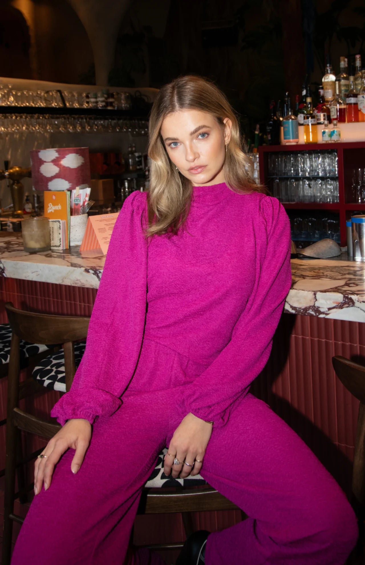 Isla Pants - Fuchsia -  - Bobbie Rose