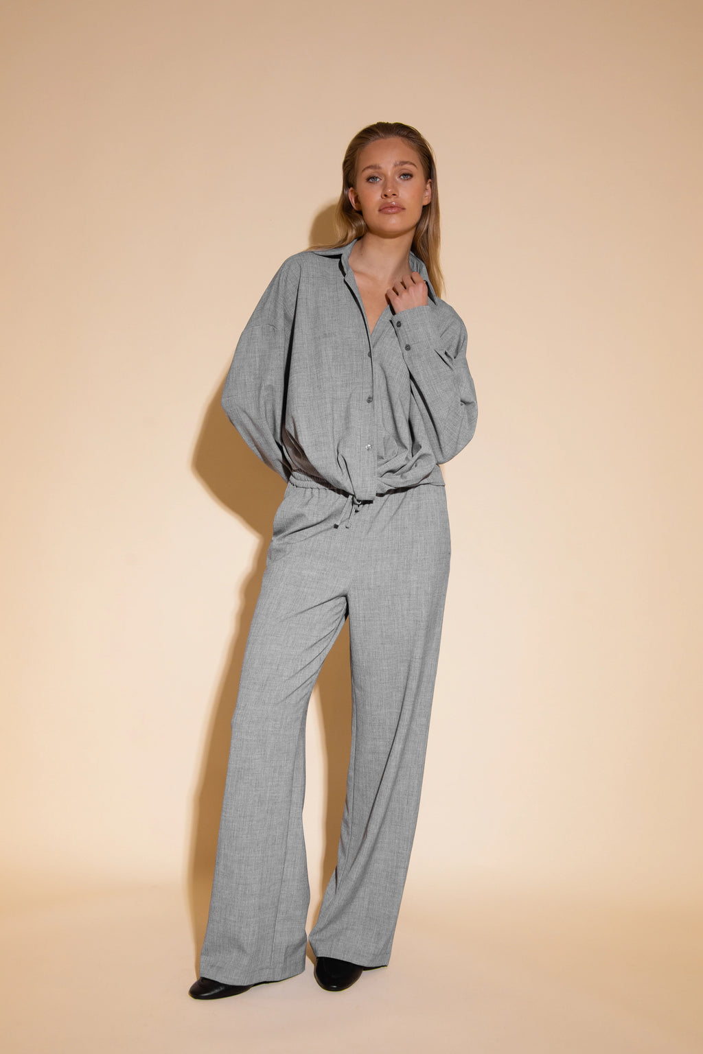 Hailey Blouse - Grijs -  - Bobbie Rose