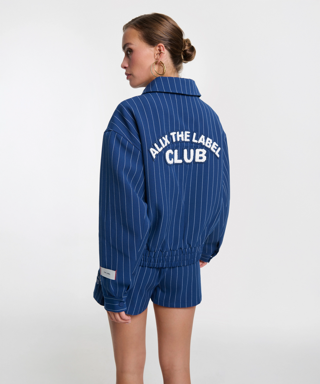 Clean striped bomber -  - Bobbie Rose