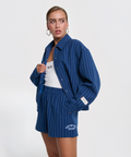 Clean striped bomber -  - Bobbie Rose