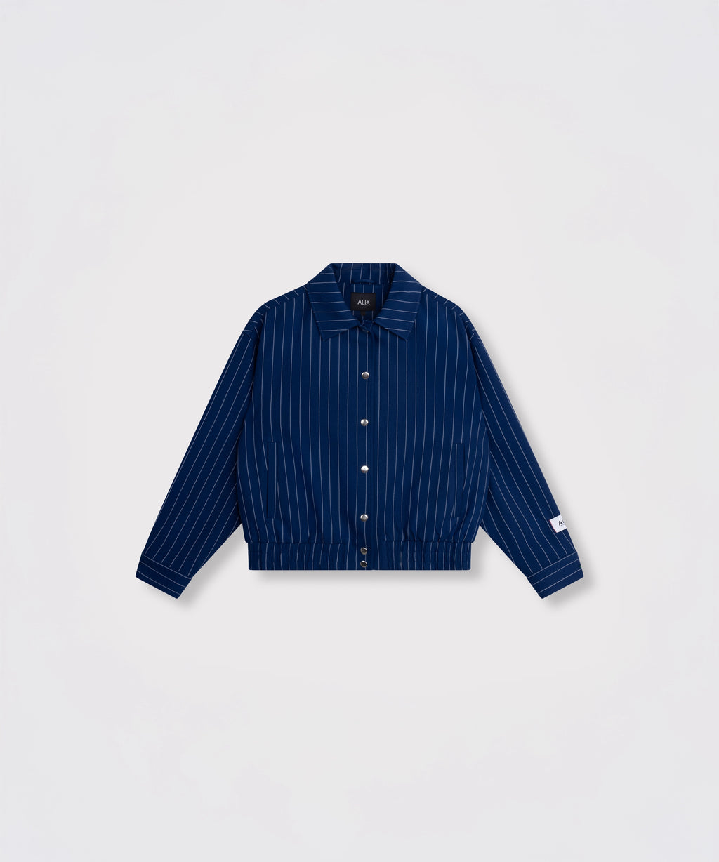 Clean striped bomber -  - Bobbie Rose