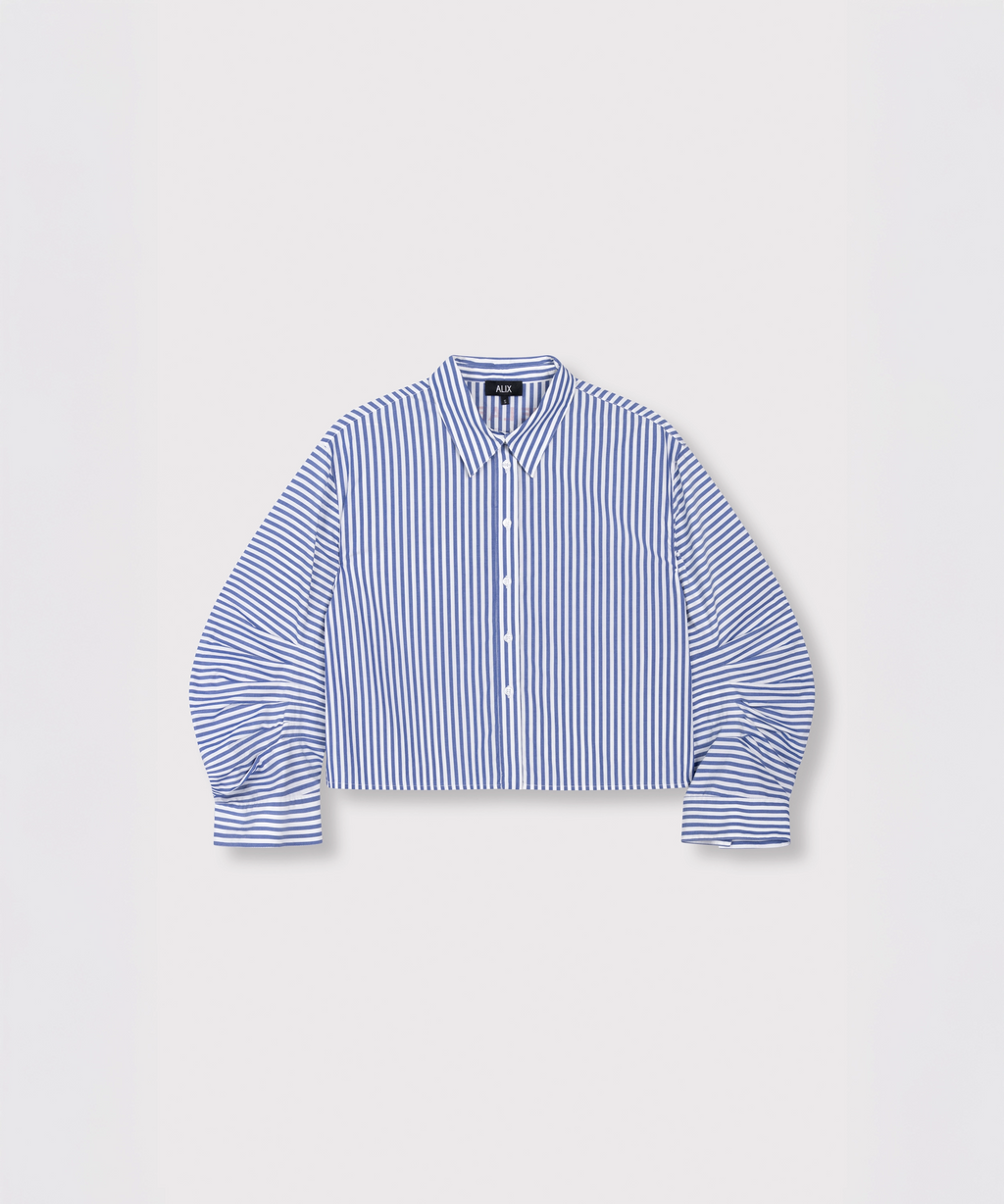 Fancy striped blouse -  - Bobbie Rose