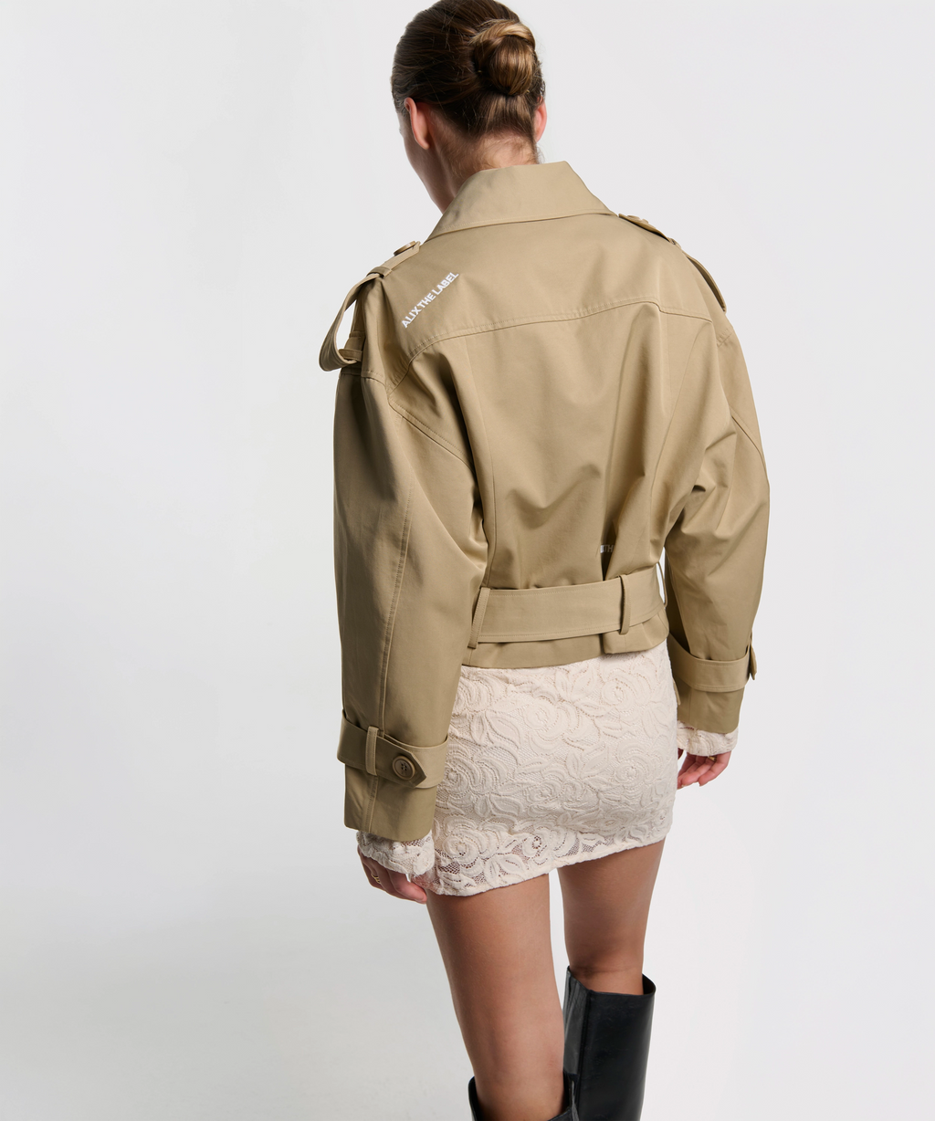 Short Alix Trench Coat -  - Bobbie Rose