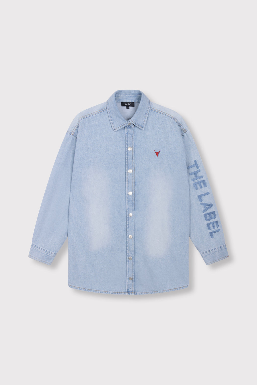 Denim Oversized Blouse -  - Bobbie Rose