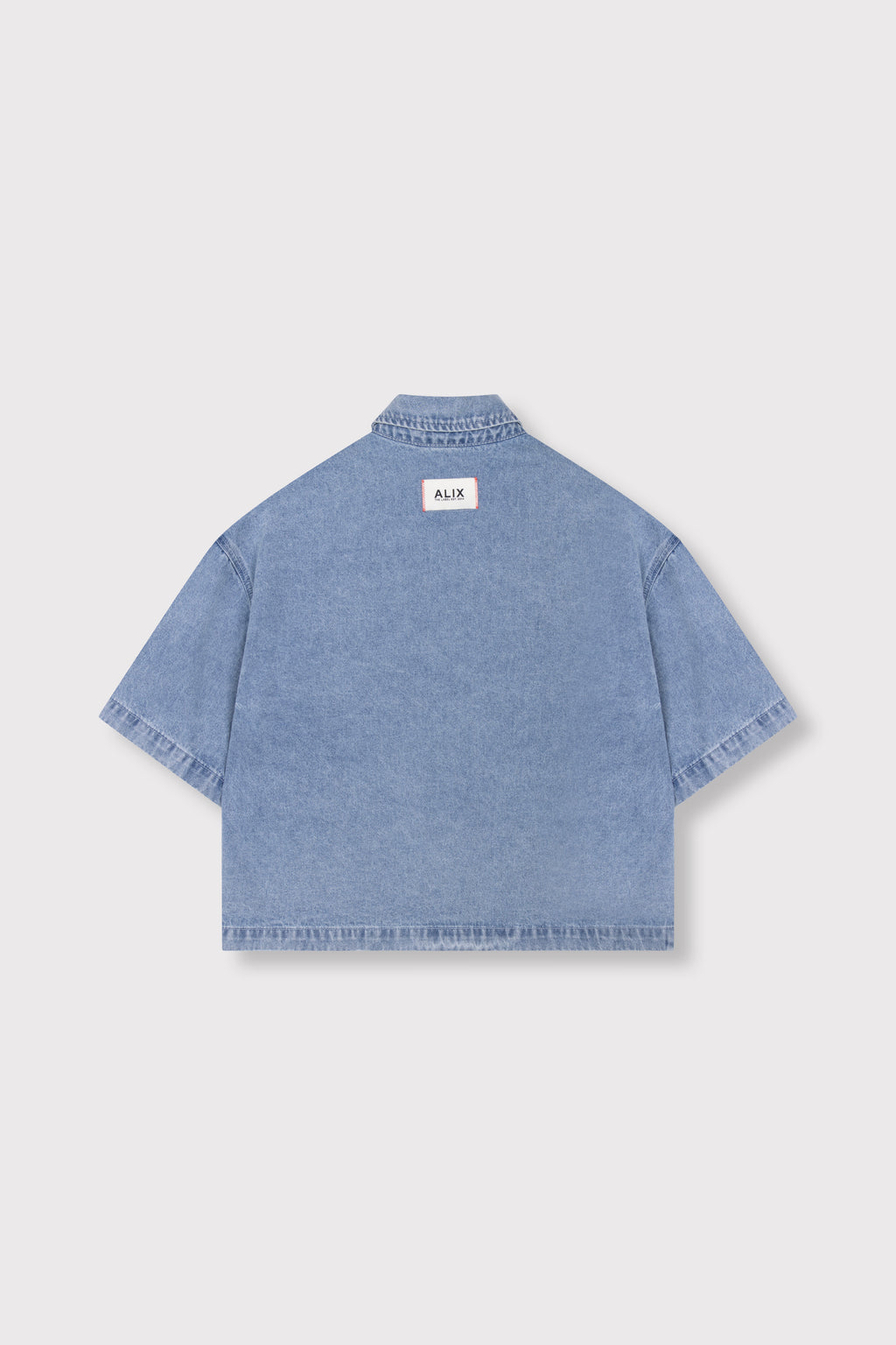 Denim Shortsleeve Blouse -  - Bobbie Rose
