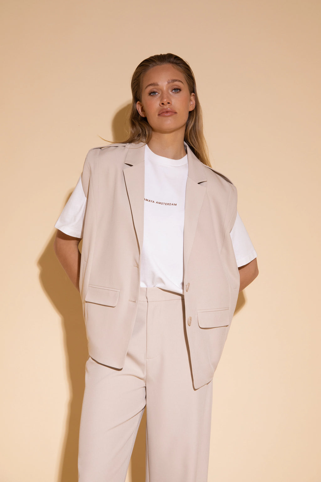 Yummi Broek - Off White -  - Bobbie Rose