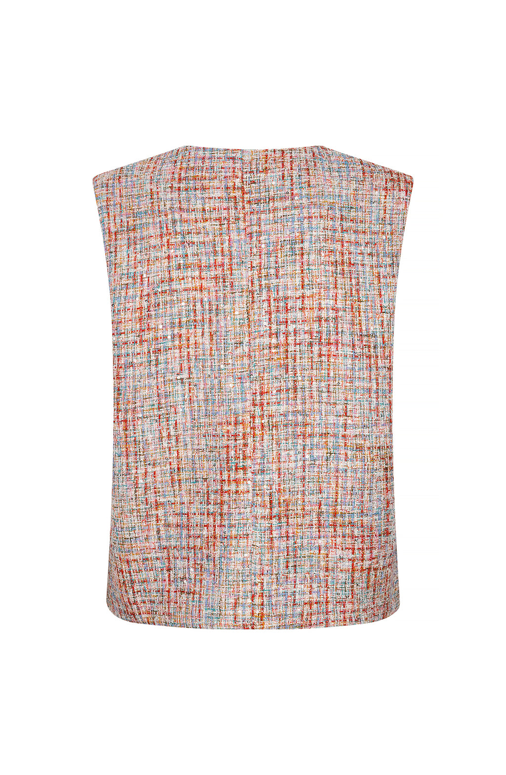 Coco Gilet Boucle - Multi Print
