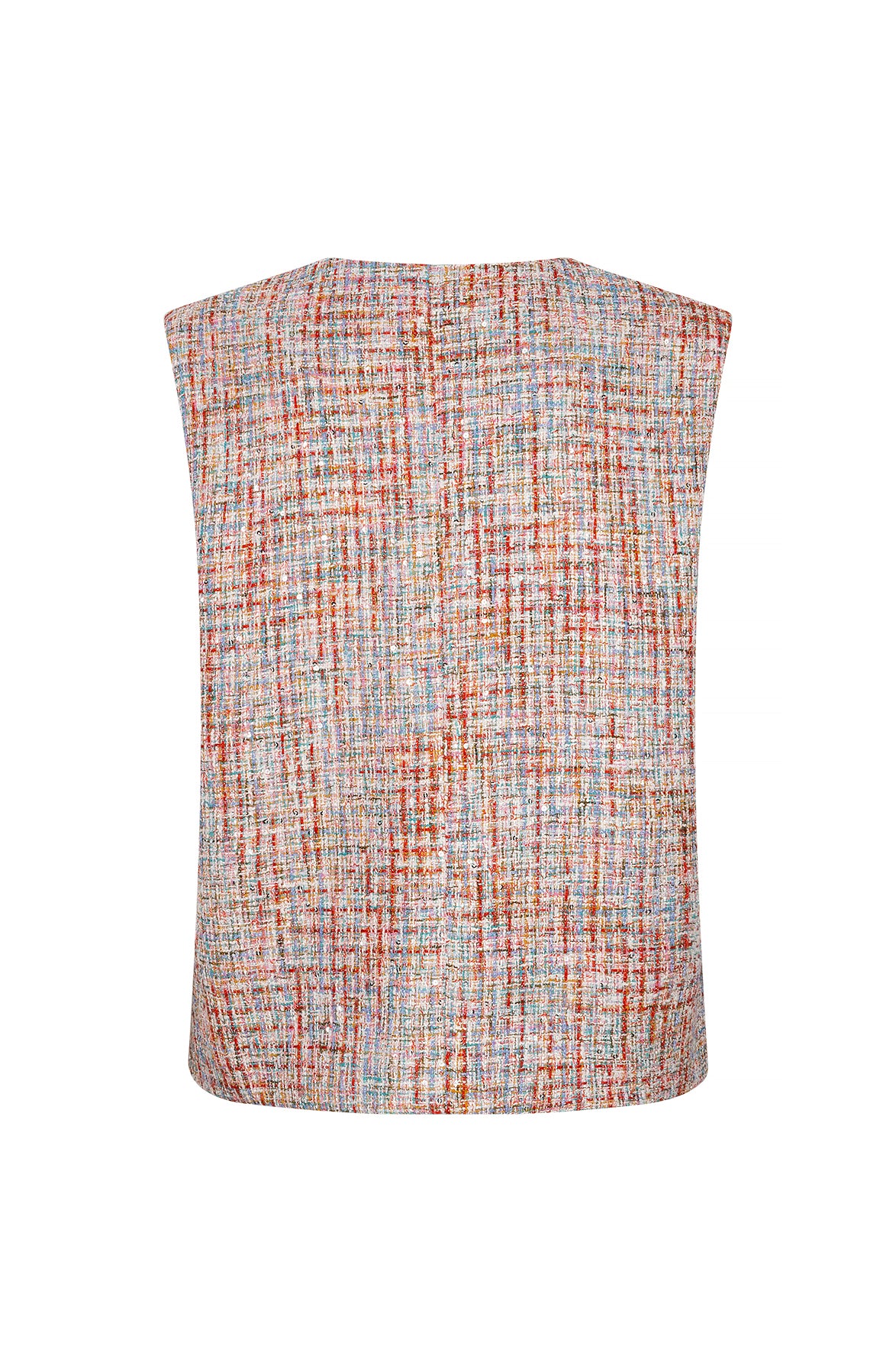 Coco Gilet Boucle - Multi Print