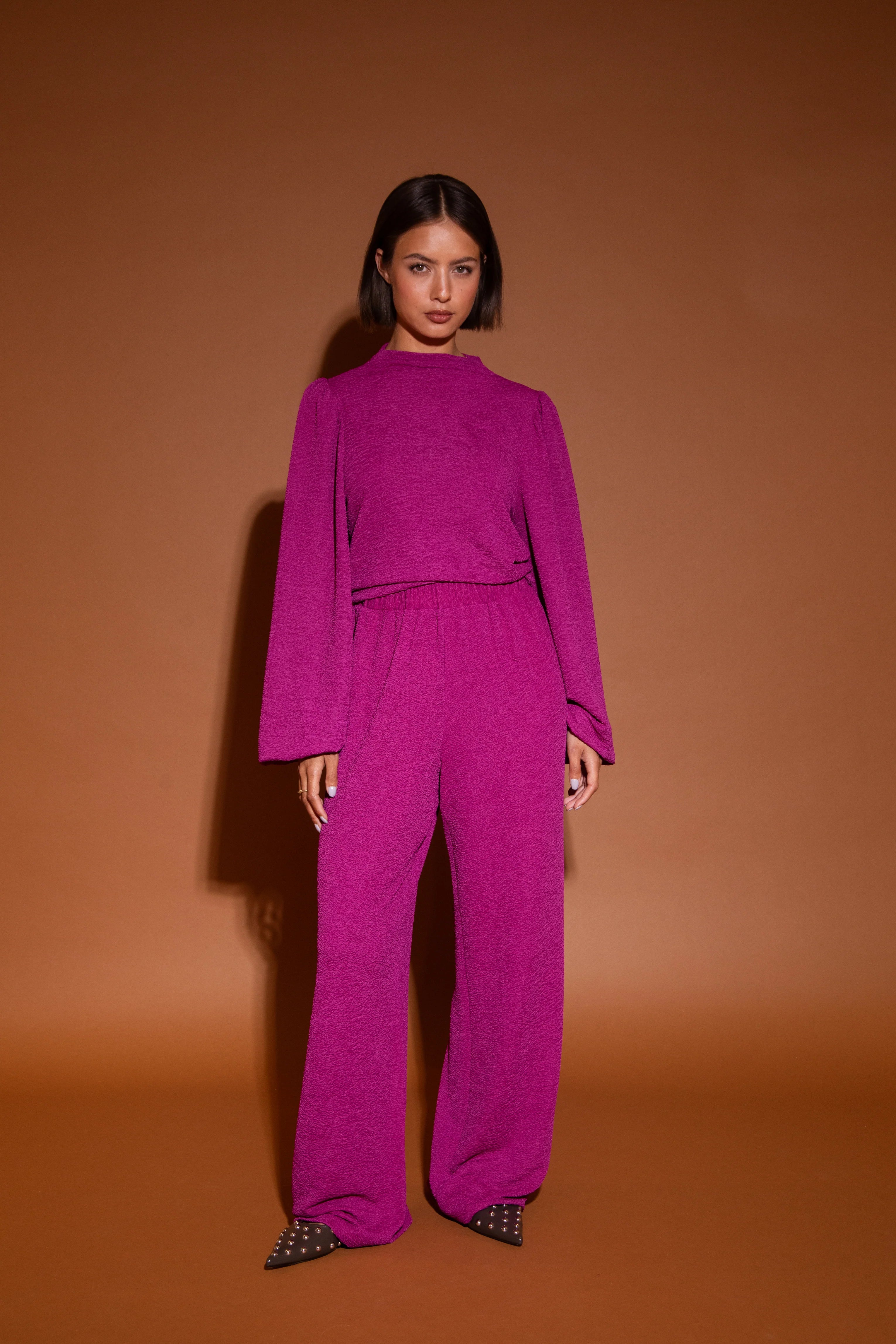 Isla Pants - Fuchsia -  - Bobbie Rose