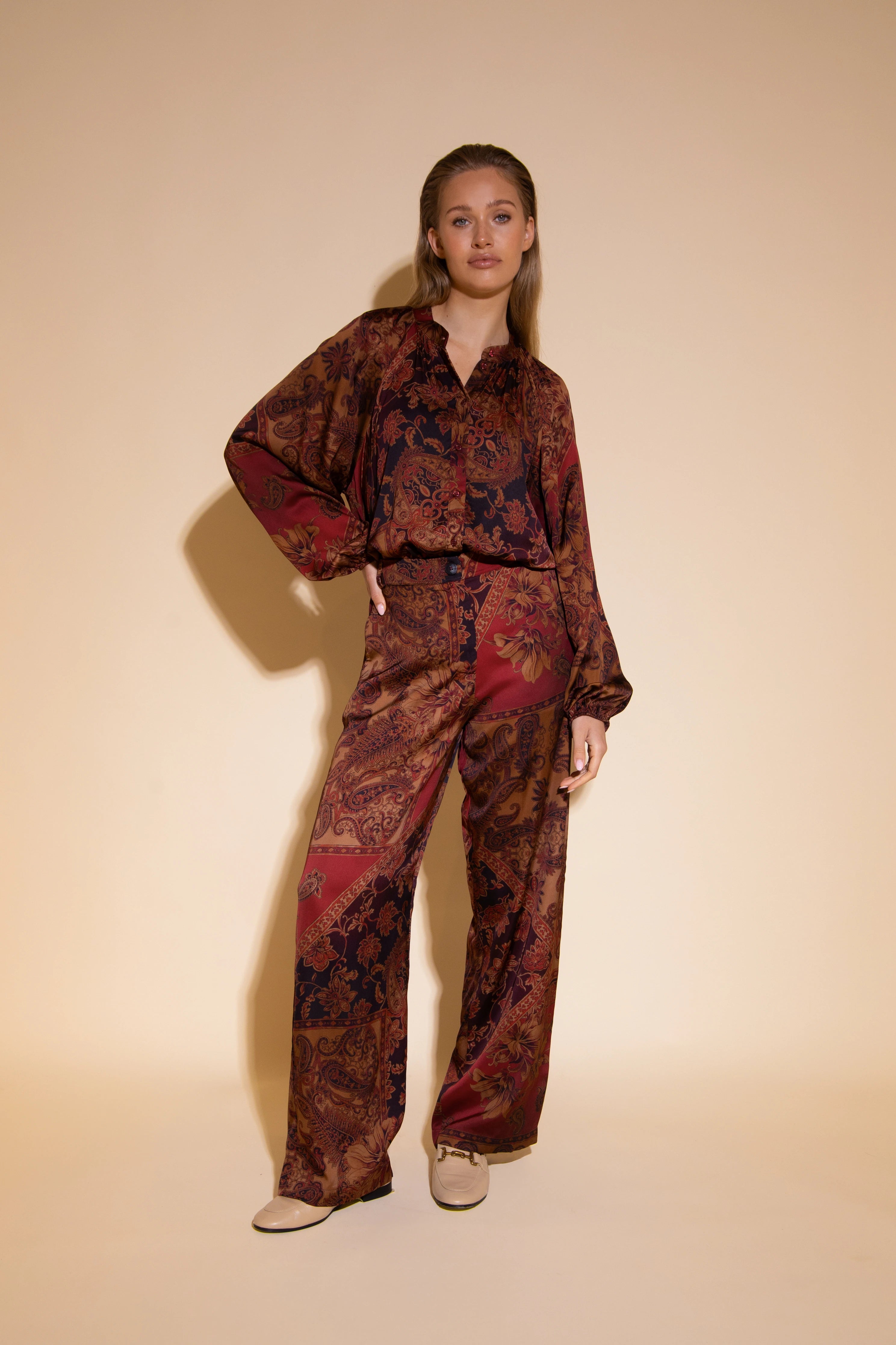 Colette Blouse - Multi Print -  - Bobbie Rose