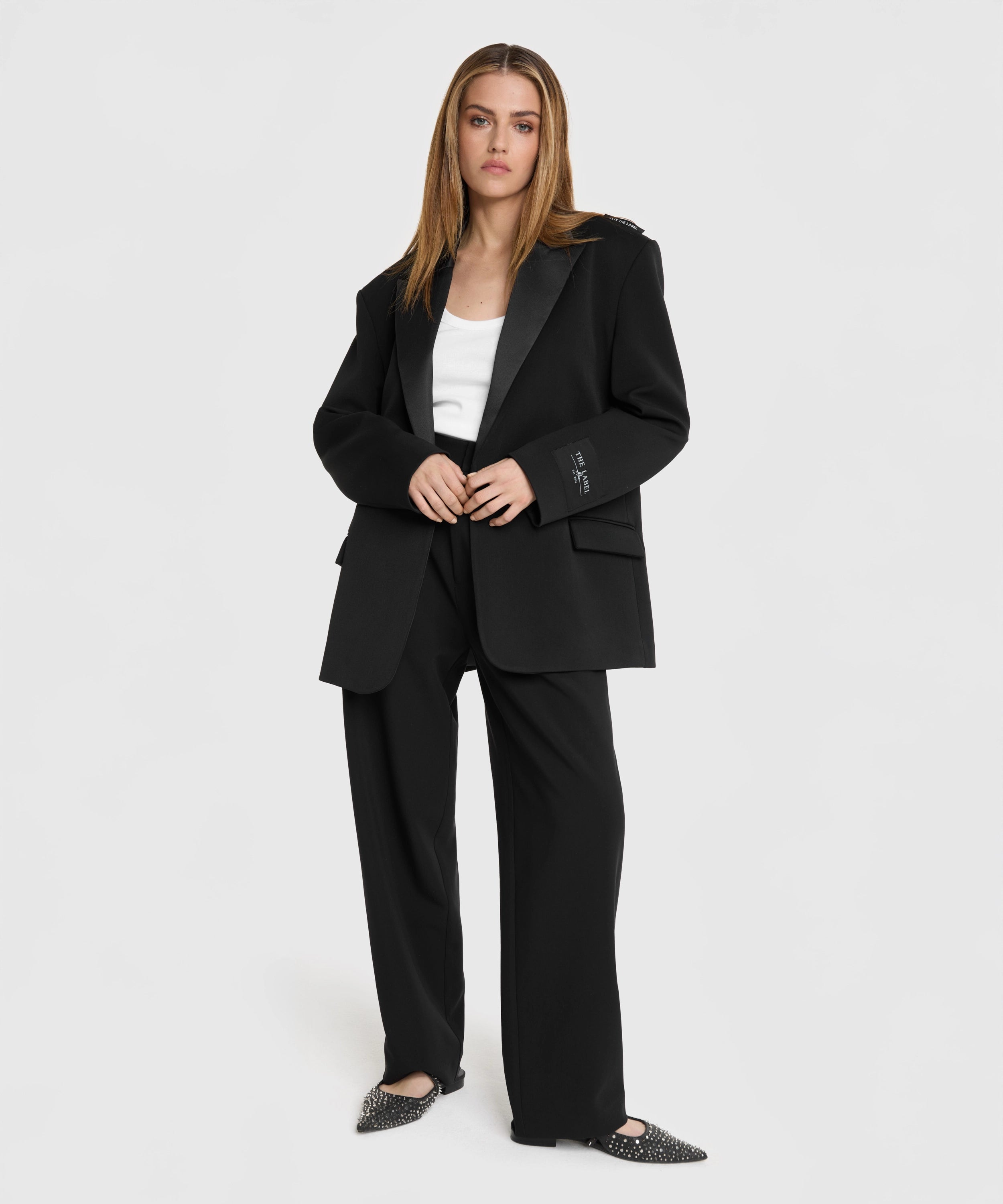 Oversized Mix Blazer -  - Bobbie Rose
