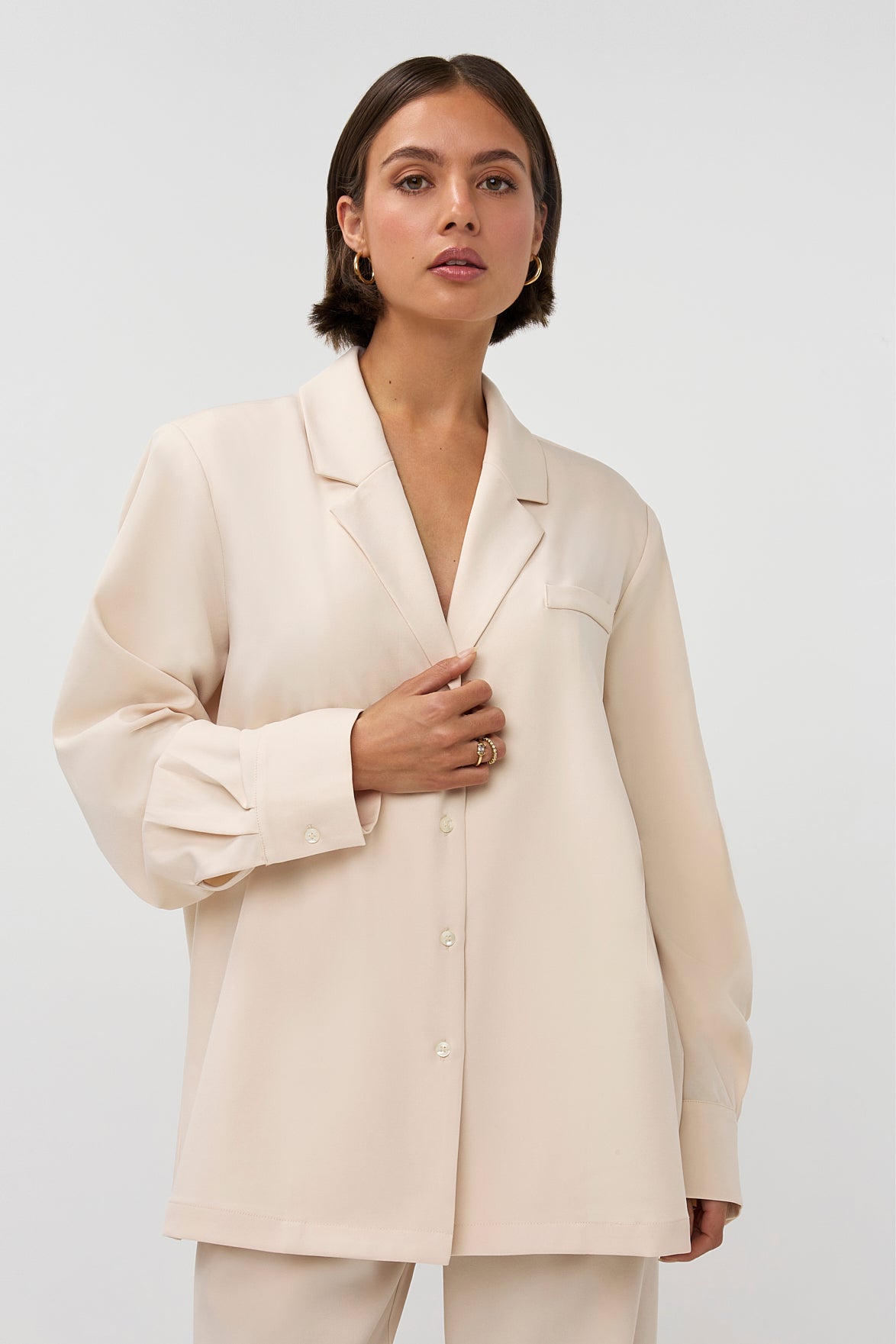 Noomi Blazer - Beige -  - Bobbie Rose