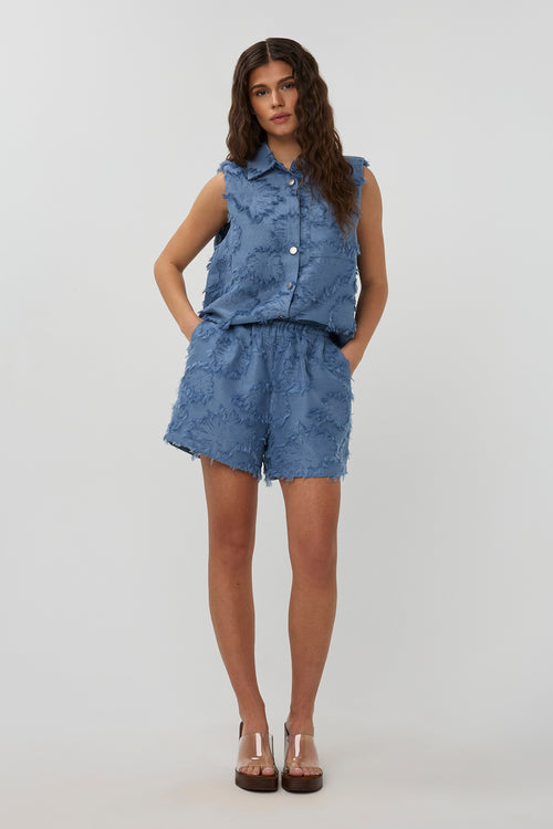 Sofia Short - Blue -  - Bobbie Rose