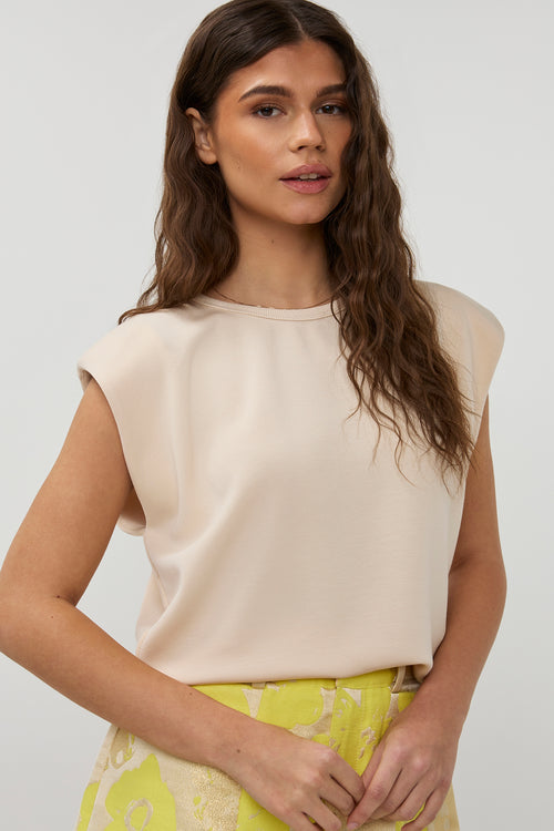 Ulla Top - Beige -  - Bobbie Rose