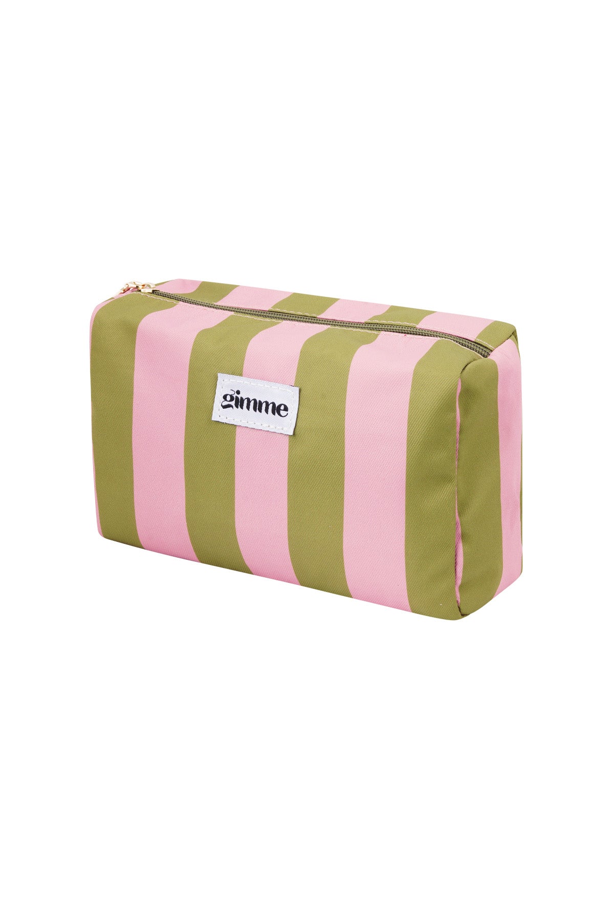 Toilettas - Gestreept Roze Groen -  - Bobbie Rose
